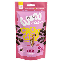 Produktbild von Wow Cat Crunchy Snack mit Lachs - 60 g