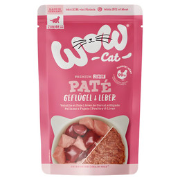 Produktbild von WOW CAT Junior Geflügel & Leber - 12 x 125 g