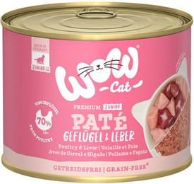 Produktbild von WOW CAT Junior Geflügel & Leber - 6 x 200 g