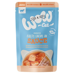 Produktbild von WOW CAT Lachs in Sauce - 8 x 85 g