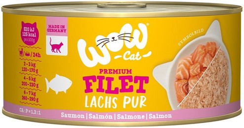 Produktbild von WOW CAT Lachsfilet - 12 x 70 g