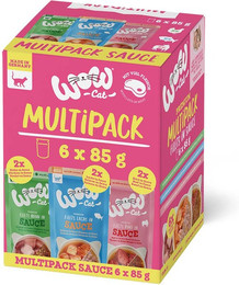 Produktbild von WOW CAT Saucen-Menü Multipack für Katzen - 6 x 85 g