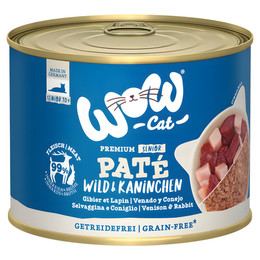 Produktbild von WOW CAT Senior Wild & Kaninchen - 6 x 200 g