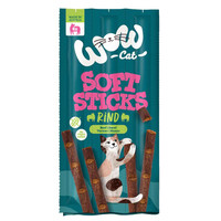 Produktbild von WOW Cat Soft Sticks Rind - 6 x 5 g