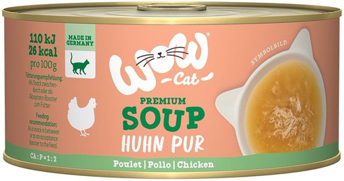 Produktbild von WOW CAT Suppe mit Huhn - 12 x 70 g