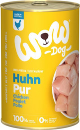 Produktbild von WOW Huhn Pur Nassfutter für Hunde - 6 x 400 g