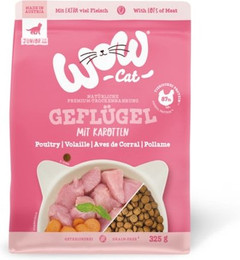 Produktbild von WOW Junior 8 x 325g Geflügel Katzentrockenfutter-Sparpaket