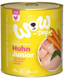 Produktbild von WOW Junior Huhn mit Karotte - 6 x 800 g