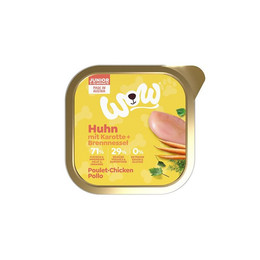 Produktbild von WOW Junior mit Huhn, Karotte und Brennnessel - 11 x 150 g
