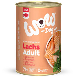 Produktbild von WOW Lachs Hunde Nassfutter Adult - 800 g