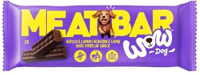 Produktbild von WOW Meat Bars Hundesnack 25 x 40 Gramm Hirsch-Sparpaket