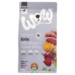 Produktbild von WOW Minis Senior Ente mit Minze und Roter Rübe - 6 x 1 kg