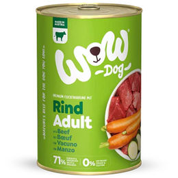 Produktbild von WOW Rind Nassfutter für Hunde - 400 g