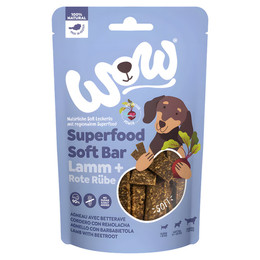 Produktbild von WOW SUPERFOOD Soft Bar Lamm mit Roter Rübe - 6 x 150 g