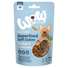 Produktbild von WOW SUPERFOOD Soft Cubes Huhn mit Pastinake - 150 g
