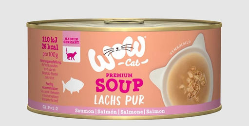 Produktbild von WOW Suppe mit Lachs CAT 40g
