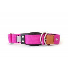 Produktbild von WowWow Hundehalsband mit integrierter Leine Pink 33-37 cm Halsumfang
