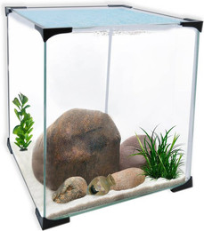 Produktbild von Würfelfischbehälter für Aquarium + Deckel Aquavie 31,5 L