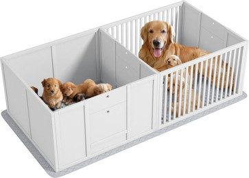 Produktbild von Wurfkiste für Welpen mit wasserdichtem Pinkelkissen