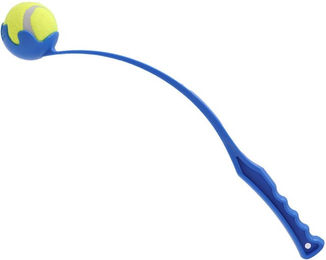 Produktbild von Wurfstock für Haustiere, Wurfgerät, Wurfspielzeug, Hund und Katze, interaktives Ballpicking, Haustierspielzeug, Trainingsspielzeug, Heimtierbedarf One Size blau