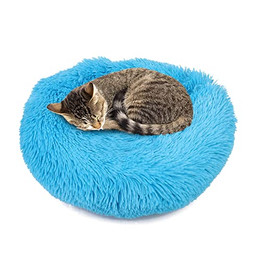Produktbild von wuuhoo® Hundebett Fluffy 40cm Donut rund für kleine und mittelgroße Hunde und Katzen - 40 cm