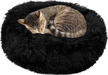 Produktbild von wuuhoo® Hundebett Fluffy 40cm Donut rund für kleine und mittelgroße Hunde und Katzen