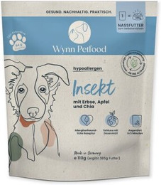 Produktbild von Wynn Petfood Nassfutter Insektenmenü zum Anrühren - 8 x 400 g