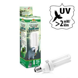 Wagner AviLUX Vogellampe UVB Kompaktleuchtstofflampe 23W Weiß für Papageien und Wellensittiche – Bild 1 von 2