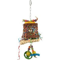 Produktbild von Wagner Color Bell Fun Papageienspielzeug mit Edelstahlkette für Großsittiche und Papageien