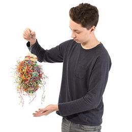 Wagner Naddys Best Intelligenzspielzeug aus Holz für Papageien bunt – Bild 1 von 7