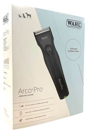 Wahl Arco Pro Professionelle Tierhaarschneidemaschine mit Dual-Batteriesystem und 5-in-1-Klinge in Schwarz – Bild 1 von 4