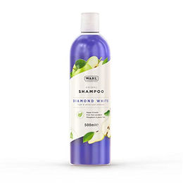WAHL Diamond White Animal Shampoo Aufheller für helles und weißes Fell 500ml vegan und parabenfrei – Bild 1 von 4