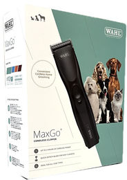 Wahl MaxGo Professionelle Tierschermaschine für große Hunde und Katzen in Schwarz aus Edelstahl - 1 Stk. – Bild 1 von 9
