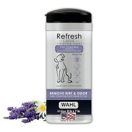 WAHL Pet Refresh Reinigungstücher Lavendel für Hunde 50 Stück – Bild 1 von 5