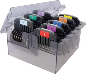 WAHL Prime Series Aufsatzkämme aus Edelstahl Schwarz 3mm bis 25mm – Bild 1 von 6