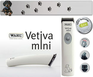WAHL VETIVA MINI LITHIUM-ION Profi Tierhaar Trimmer Akku- und Netzbetrieb für alle Tiergrößen in Weiß - 1 Stk. – Bild 1 von 3
