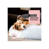 Produktbild von Wahre Tierliebe Hundebett Fluffy Wolke aus Polyester mit waschbarem Bezug in Weiß