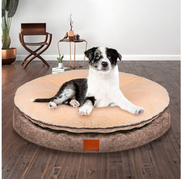 Wahre Tierliebe Hundebett Premium Insel Easy orthopädisch und flauschig – Bild 1 von 2