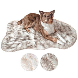 Wahre Tierliebe Hundebett Relax Hundekissen mit Matratze Dunkelbraun – Bild 1 von 6