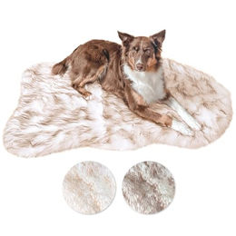 Wahre Tierliebe Hundebett Relax mit Memory Foam Matratze, waschbar, Hellbraun – Bild 1 von 6