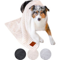 Produktbild von Wahre Tierliebe Hundedecke Premium Kuscheldecke Fluffy Beige wasserabweisend und beruhigend