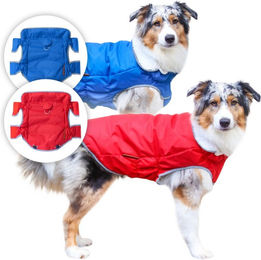 Wahre Tierliebe Hundejacke Atmungsaktiver Wintermantel mit Fleece-Füllung für Kälteschutz – Bild 1 von 1