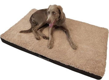 Waidmeister Benji Hundebett mit Memory Foam und waschbarem Bezug Beige XL 100cm – Bild 1 von 7