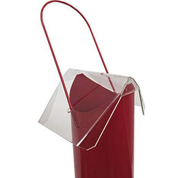 WAIDMEISTER Vogelfutter-Station Futtersäule aus Kunststoff mit 8 Sitzstangen in Rot 47 cm – Bild 1 von 3