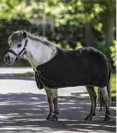 Waldhausen Abschwitzdecke Economic Fleece für Pferde in Grau oder Schwarz – Bild 1 von 3