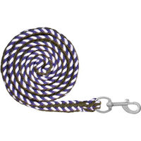 Produktbild von Waldhausen Anbindestrick mit Karabiner aus geflochtenem Material Dunkelblau/Taupe 2 m