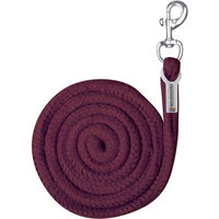 Produktbild von Waldhausen Anbindestrick Plus mit Karabiner aus geflochtenem Material in Rot/Beere