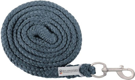 Waldhausen Anbindestrick Plus mit Karabiner in Kreideblau 2 m aus geflochtenem Material – Bild 1 von 1