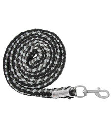 Waldhausen Anbindestrick Plus mit Karabiner Schwarz/Grau für Pferde - 2 m – Bild 1 von 4