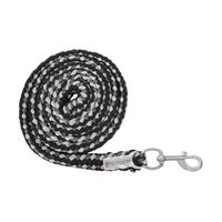 Produktbild von Waldhausen Anbindestrick Plus mit Karabiner Schwarz/Grau für Pferde - 2 m